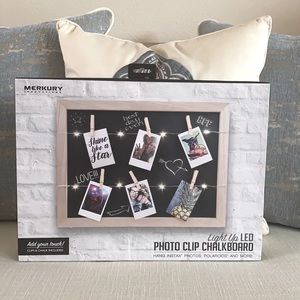 LIGHT UP LED PHOTO CLIP CHALK BOARD